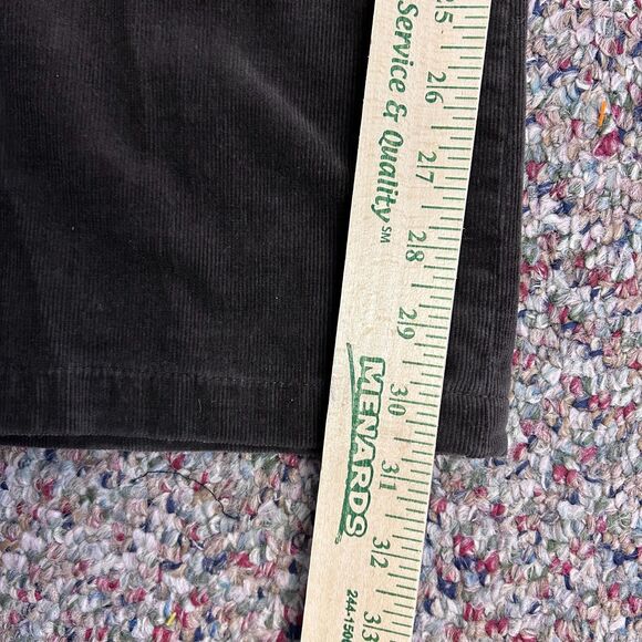 Brooks Brothers Women's Dark Brown Fine Wale Lucia Baby Bootcut Pants Size 16 - Picture 13 of 14